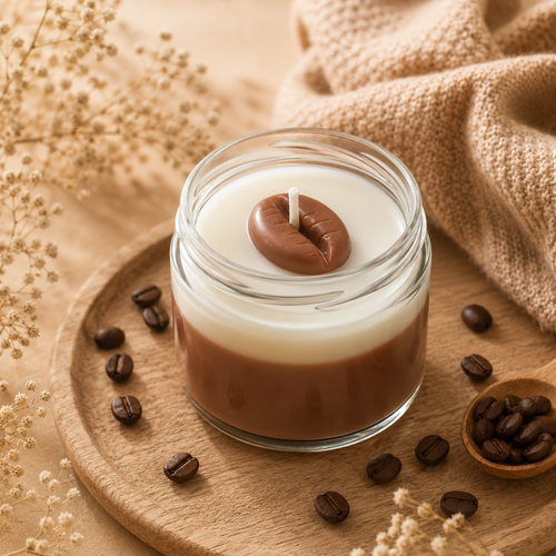 ☕ Kávé – Tej és Méz Illatgyertya